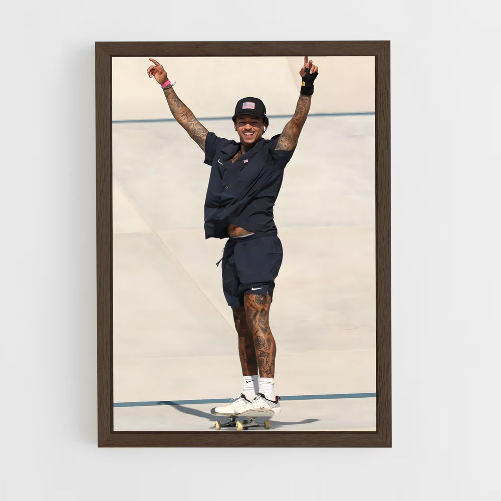 Poster Trickster Nyjah – affiche Skateboard (vue 5)
